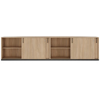 CHOICE Ensemble de placards | 2OH, 3200 x 760 mm, chêne ambre
