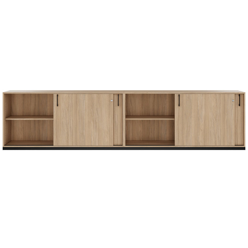 CHOICE Ensemble d'armoires | 2 OH, 3200 x 760 mm, chêne ambré  - 4 Main Image
