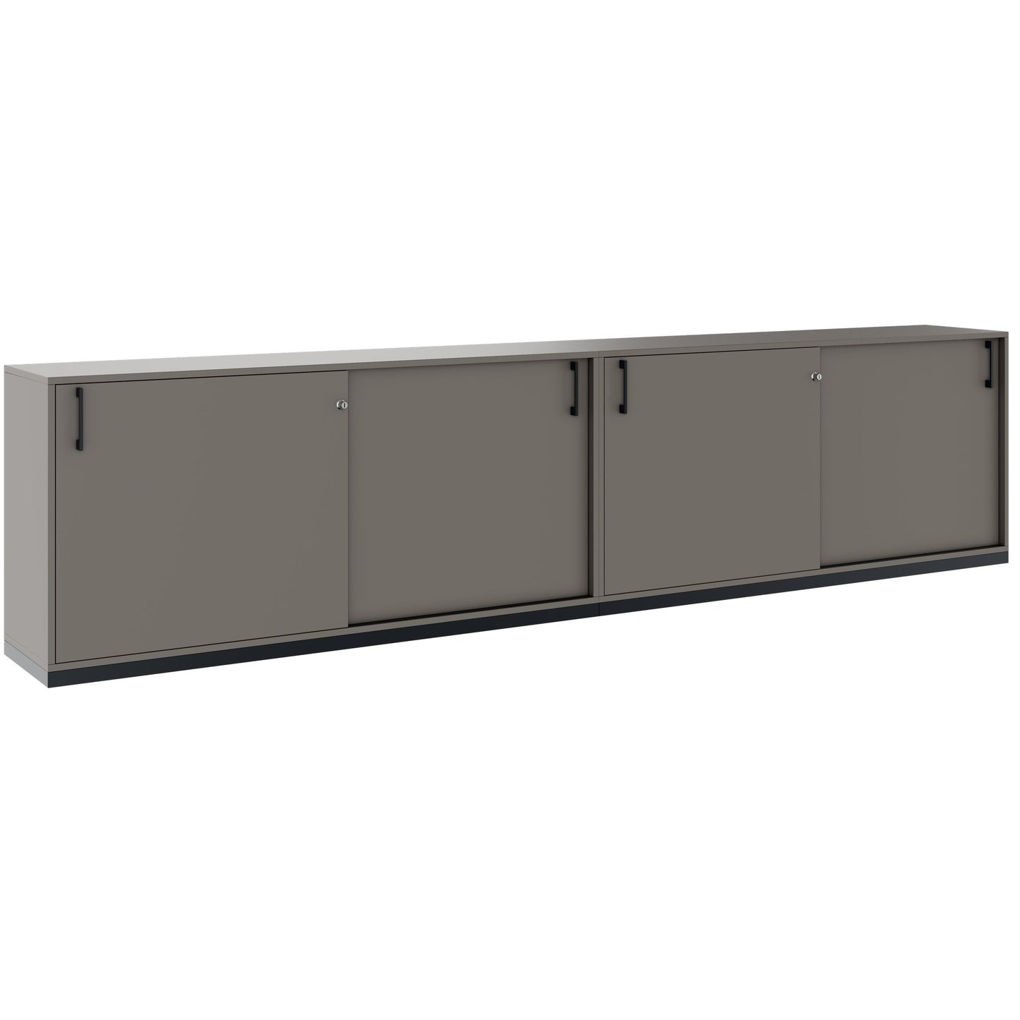 CHOICE Ensemble de placards | 2OH, 3200 x 760 mm, gris cubanite