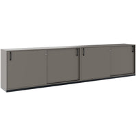 CHOICE Ensemble de placards | 2OH, 3200 x 760 mm, gris cubanite