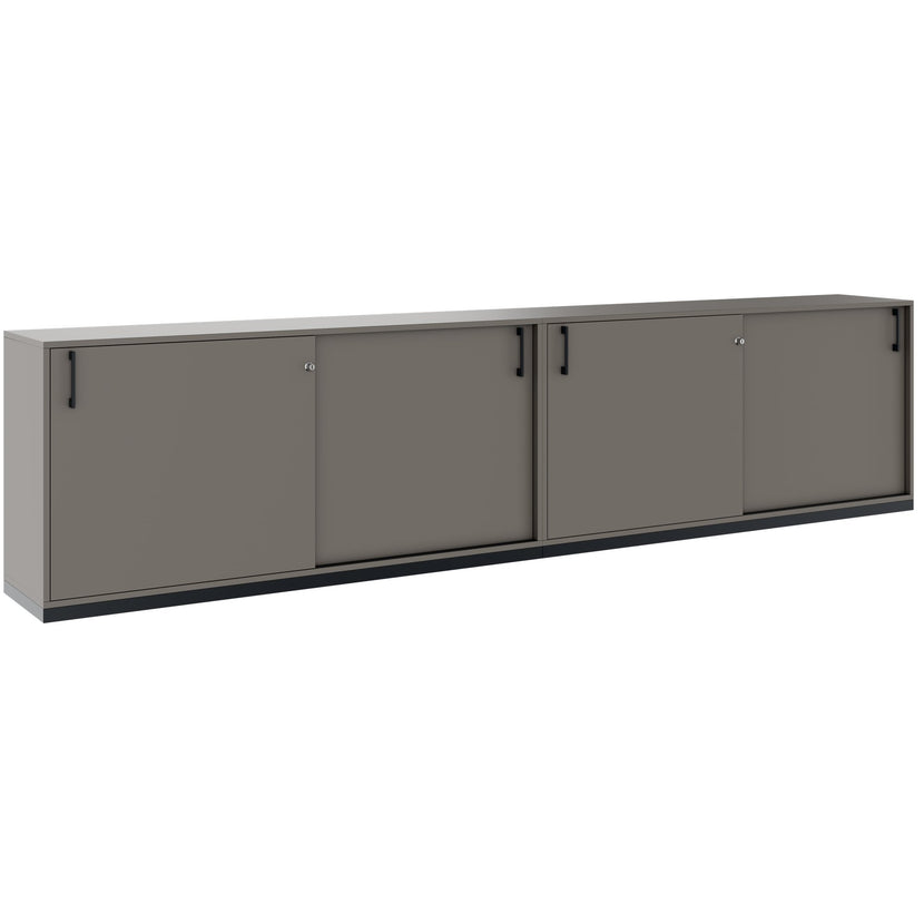 CHOICE Ensemble de placards | 2OH, 3200 x 760 mm, gris cubanite