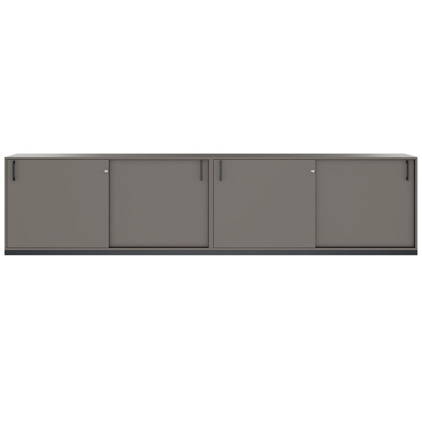 CHOICE Ensemble de placards | 2OH, 3200 x 760 mm, gris cubanite