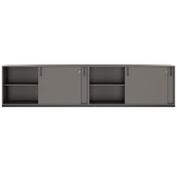 CHOICE Ensemble de placards | 2OH, 3200 x 760 mm, gris cubanite