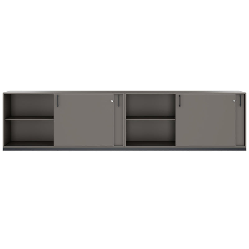 CHOICE Ensemble d'armoires | 2 OH, 3200 x 760 mm, gris cubanite  - 4 Main Image