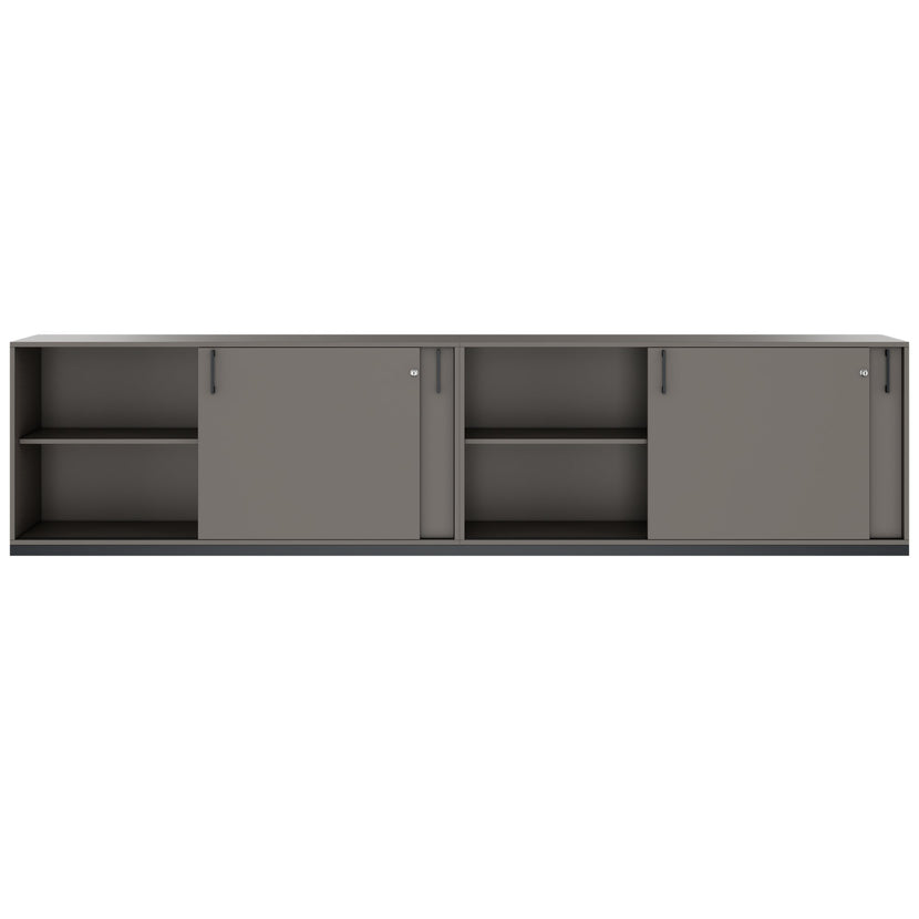 CHOICE Ensemble de placards | 2OH, 3200 x 760 mm, gris cubanite