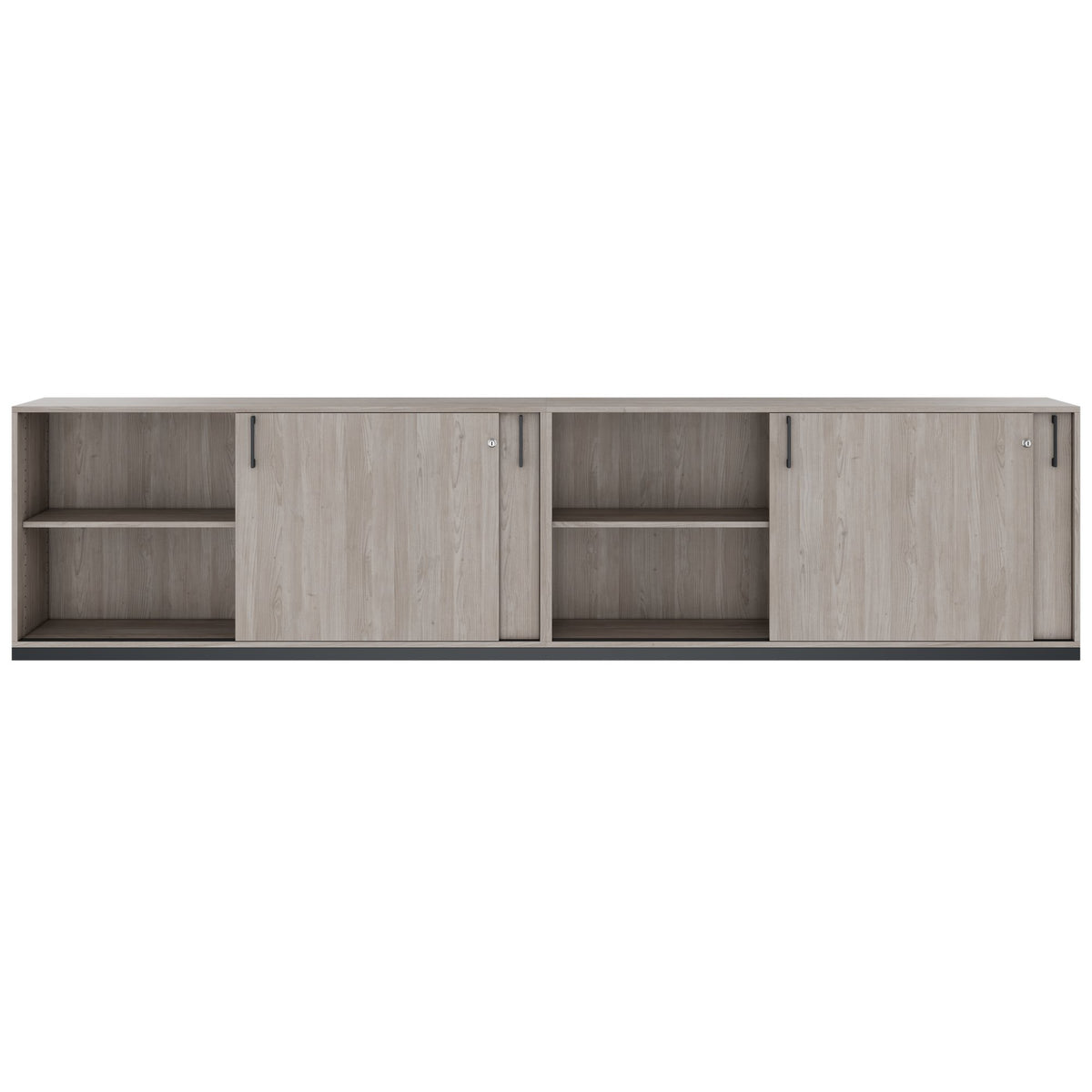 CHOICE Set di armadi | 2 OH, 3200 x 760 mm, rovere nordico grigio  - 4 Lightbox Main Image