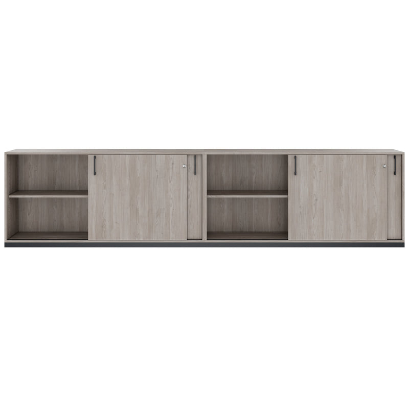 CHOICE Set di armadi | 2 OH, 3200 x 760 mm, rovere nordico grigio  - 4 Main Image