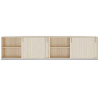 CHOICE Set di armadietti | 2oh, 3200 x 760 mm, cenere di sabbia