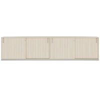 CHOICE Set di armadietti | 2oh, 3200 x 760 mm, cenere di sabbia