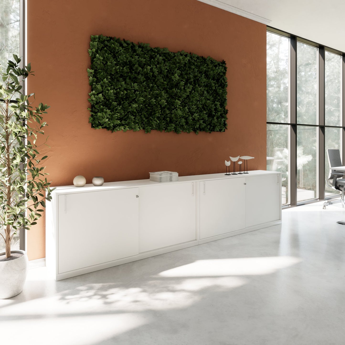 CHOICE Ensemble de placards | 2OH, 3200 x 760 mm, blanc