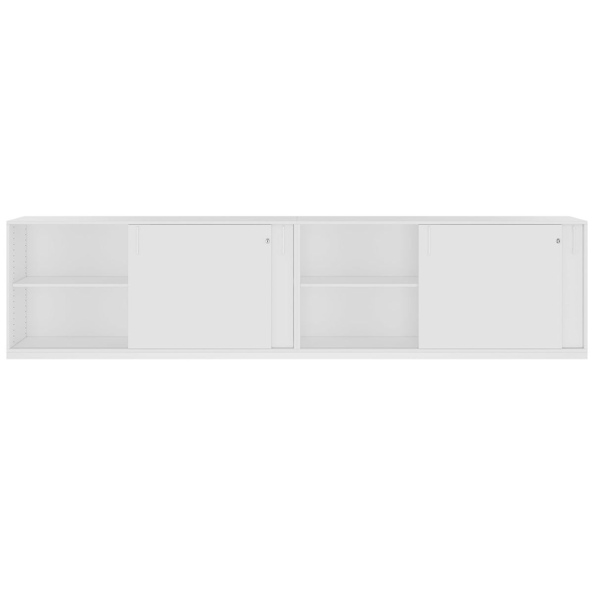 CHOICE Ensemble d'armoires | 2 hauteurs de dossier, 3200 x 760 mm, Blanc  - 4 Lightbox Main Image