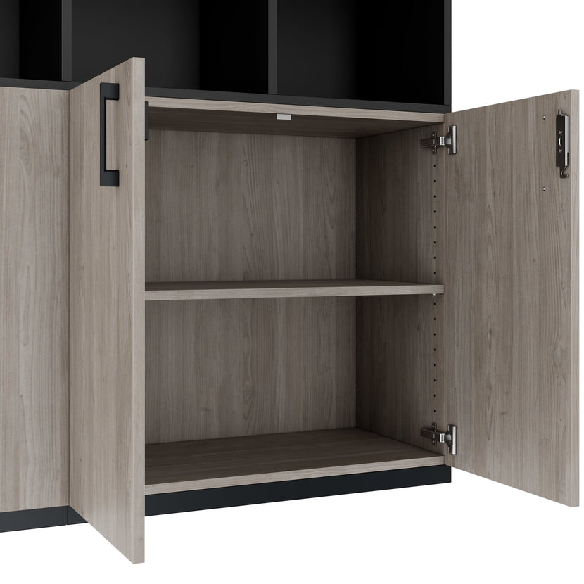 CHOICE Schrankset | 3OH, 1600 x 1130 mm, Nordeiche grau