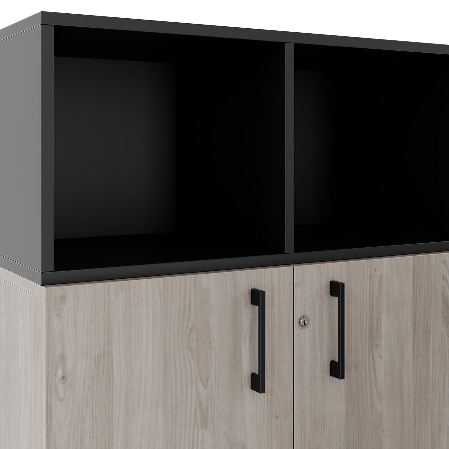 CHOICE Schrankset | 3OH, 1600 x 1130 mm, Nordeiche grau