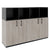 CHOICE Schrankset | 3OH, 1600 x 1130 mm, Nordeiche grau