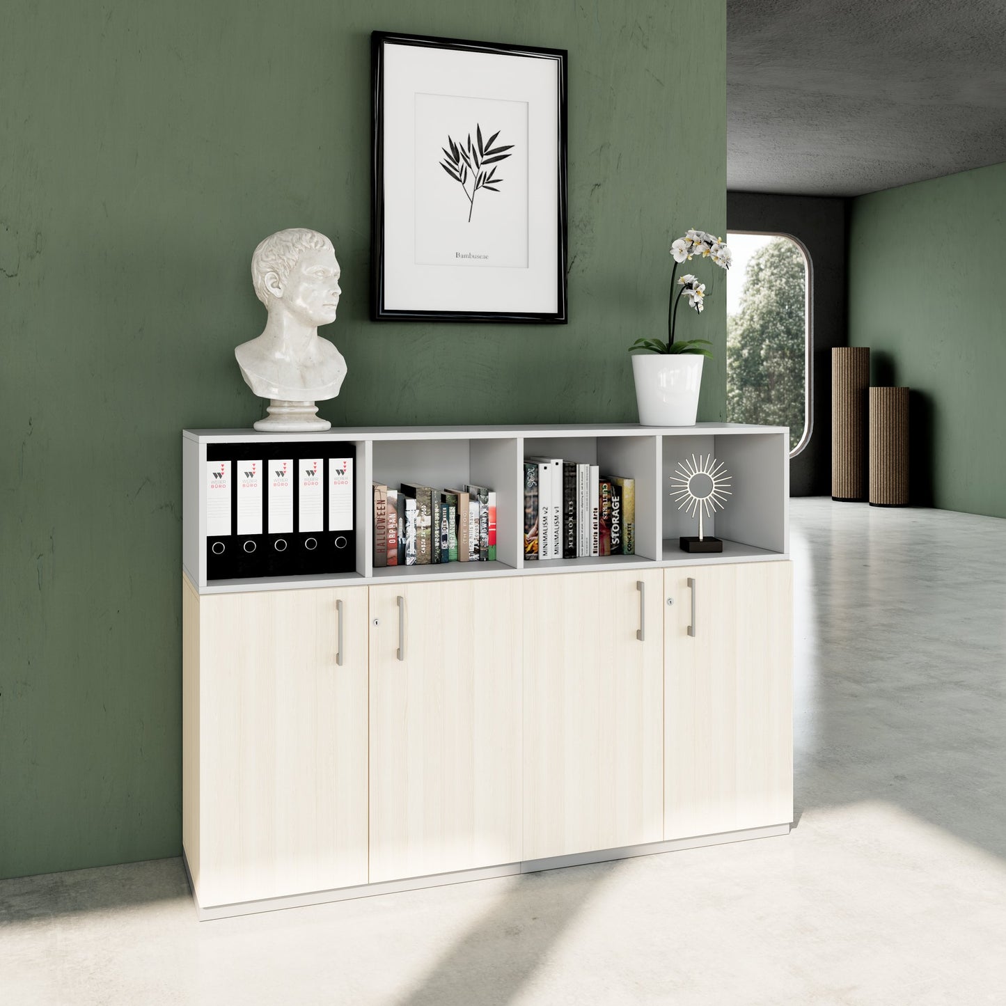 CHOICE Schrankset | 3OH, 1600 x 1130 mm, Sandesche