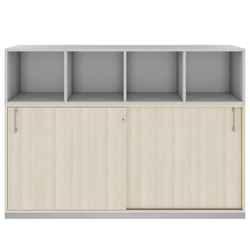 CHOICE Set di armadietti | 3oh, 1600 x 1130 mm, cenere di sabbia