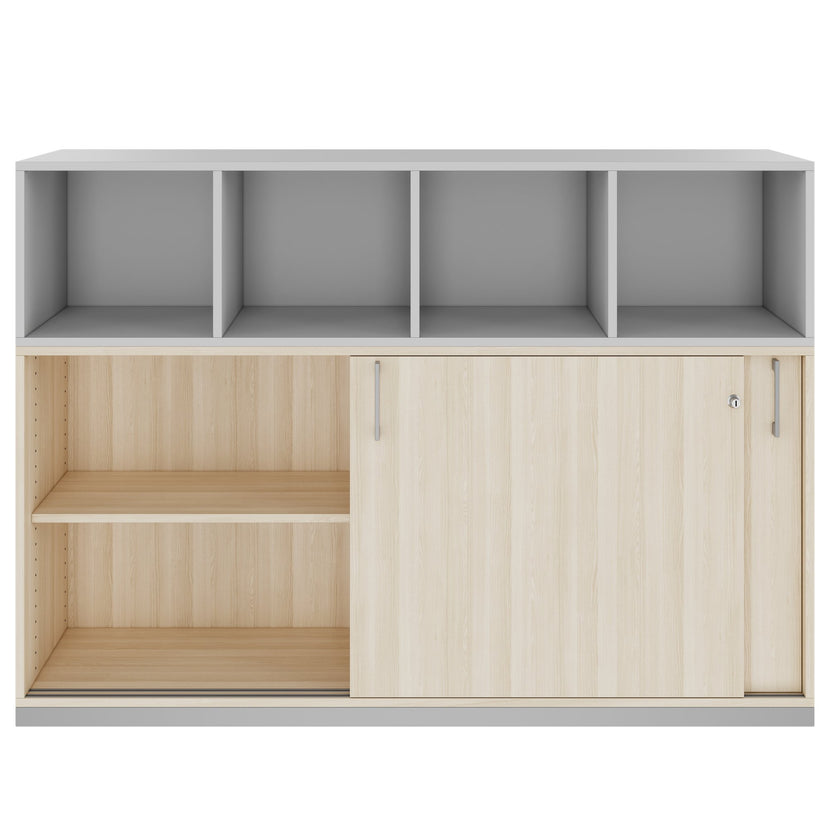 CHOICE Set di armadietti | 3oh, 1600 x 1130 mm, cenere di sabbia