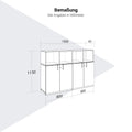 CHOICE Ensemble d’armoires | 3OH, 1600 x 1130 mm, blanc  - 11 Thumbnail Image