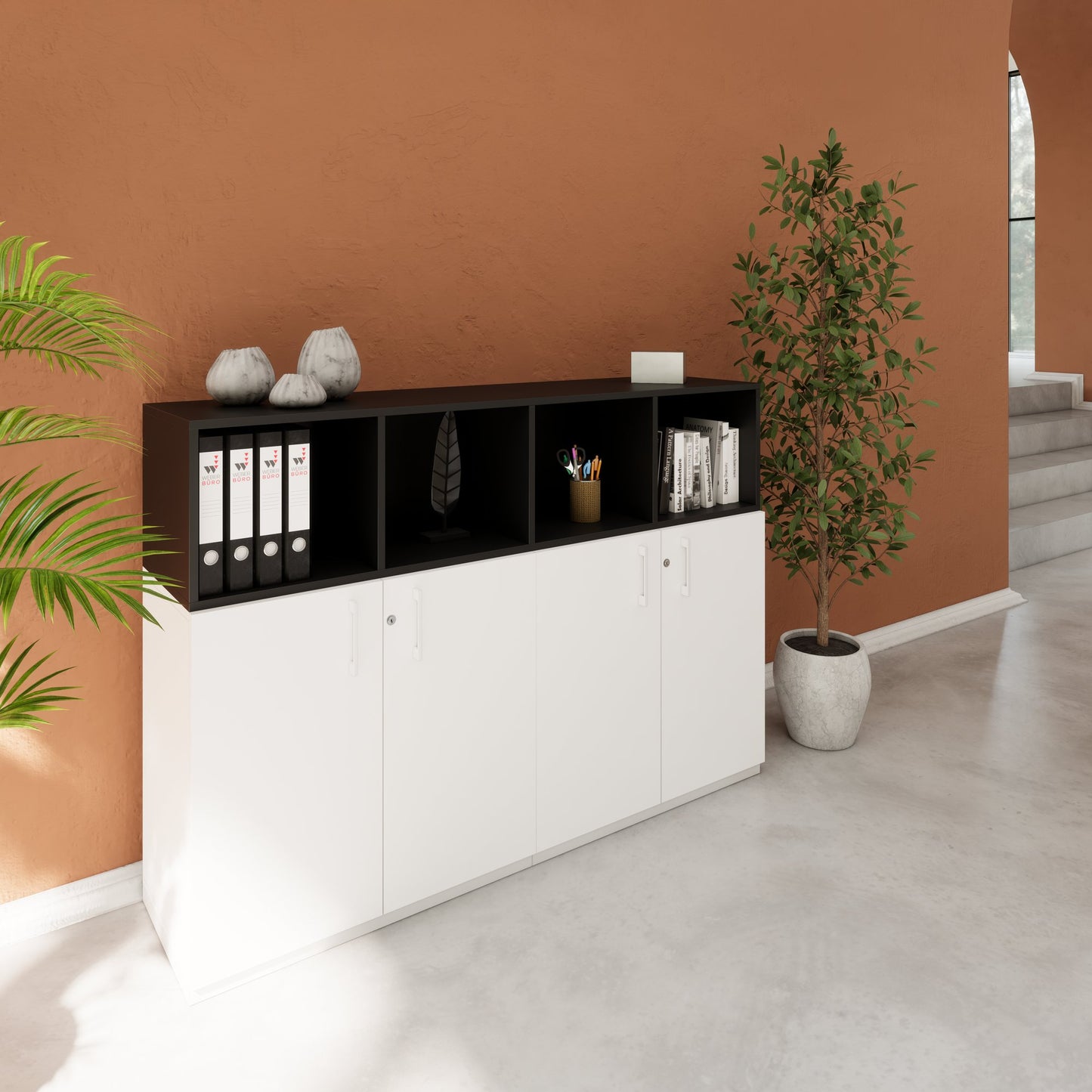 CHOICE Schrankset | 3OH, 1600 x 1130 mm, Weiß