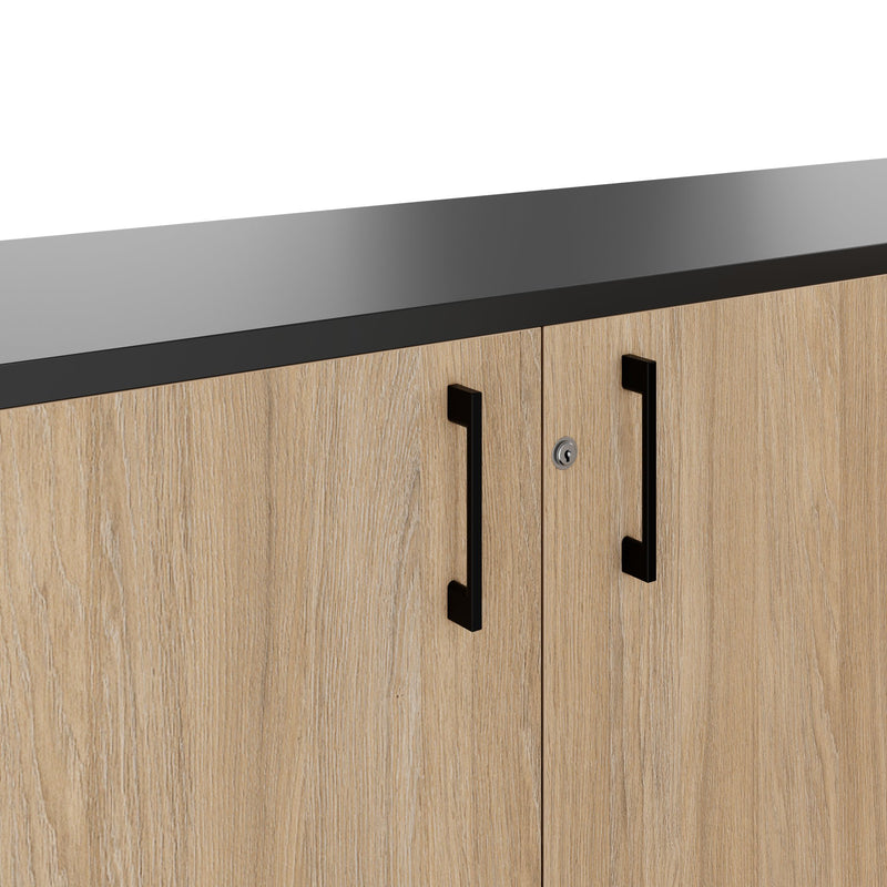 CHOICE Ensemble d'armoires | 3OH, 2000 x 1140 mm, chêne ambré  - 6 Main Image