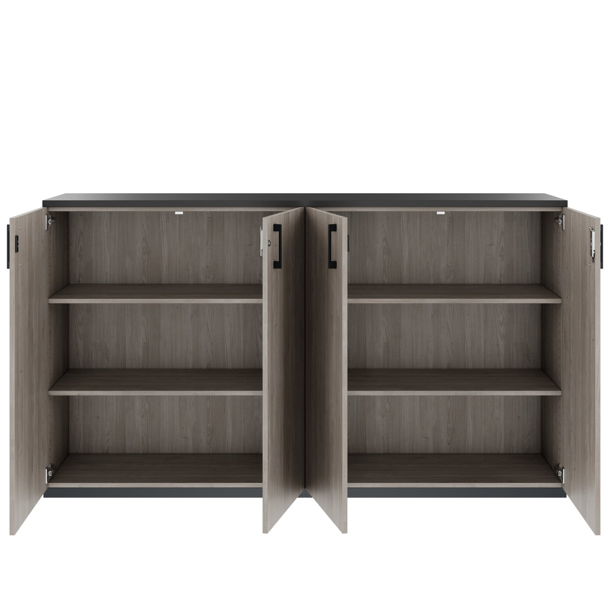 CHOICE Cabinet set | 3OH, 2000 x 1140 mm, Nordic oak grey  - 7 Lightbox Main Image