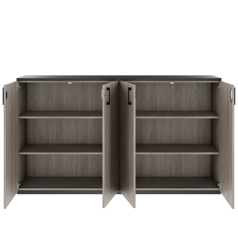 CHOICE Cabinet set | 3OH, 2000 x 1140 mm, Nordic oak grey  - 7 Main Image