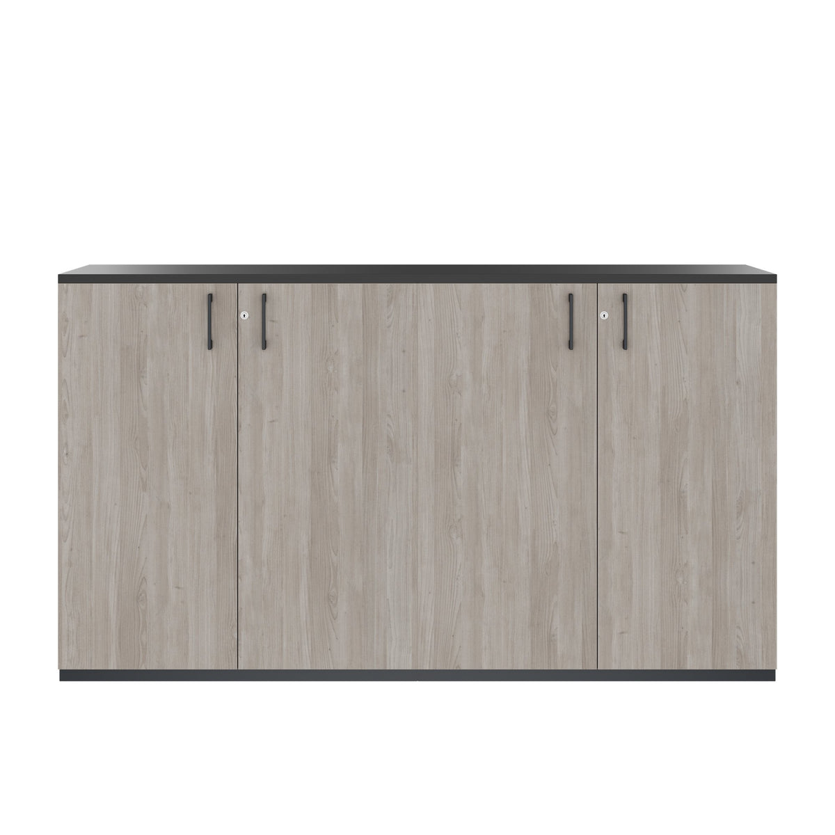 CHOICE Cabinet set | 3OH, 2000 x 1140 mm, Nordic oak grey  - 6 Lightbox Main Image