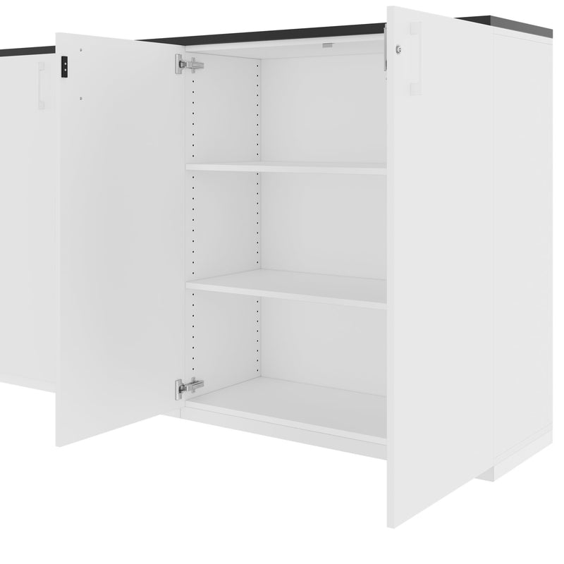 CHOICE Set di armadi | 3OH, 2000 x 1140 mm, bianco  - 8 Main Image