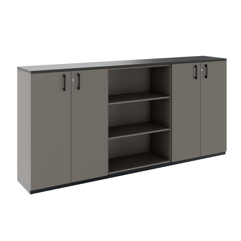 CHOICE Set di armadi | 3OH, 2400 x 1140 mm, grigio cubanite  - 1 Main Image