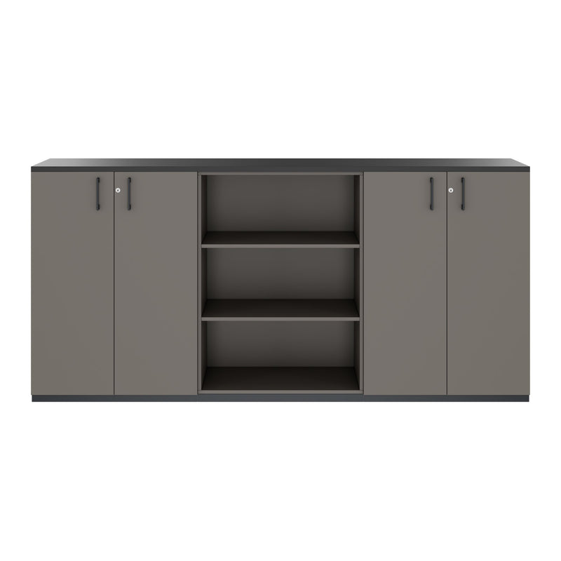 CHOICE Set di armadi | 3OH, 2400 x 1140 mm, grigio cubanite  - 3 Main Image