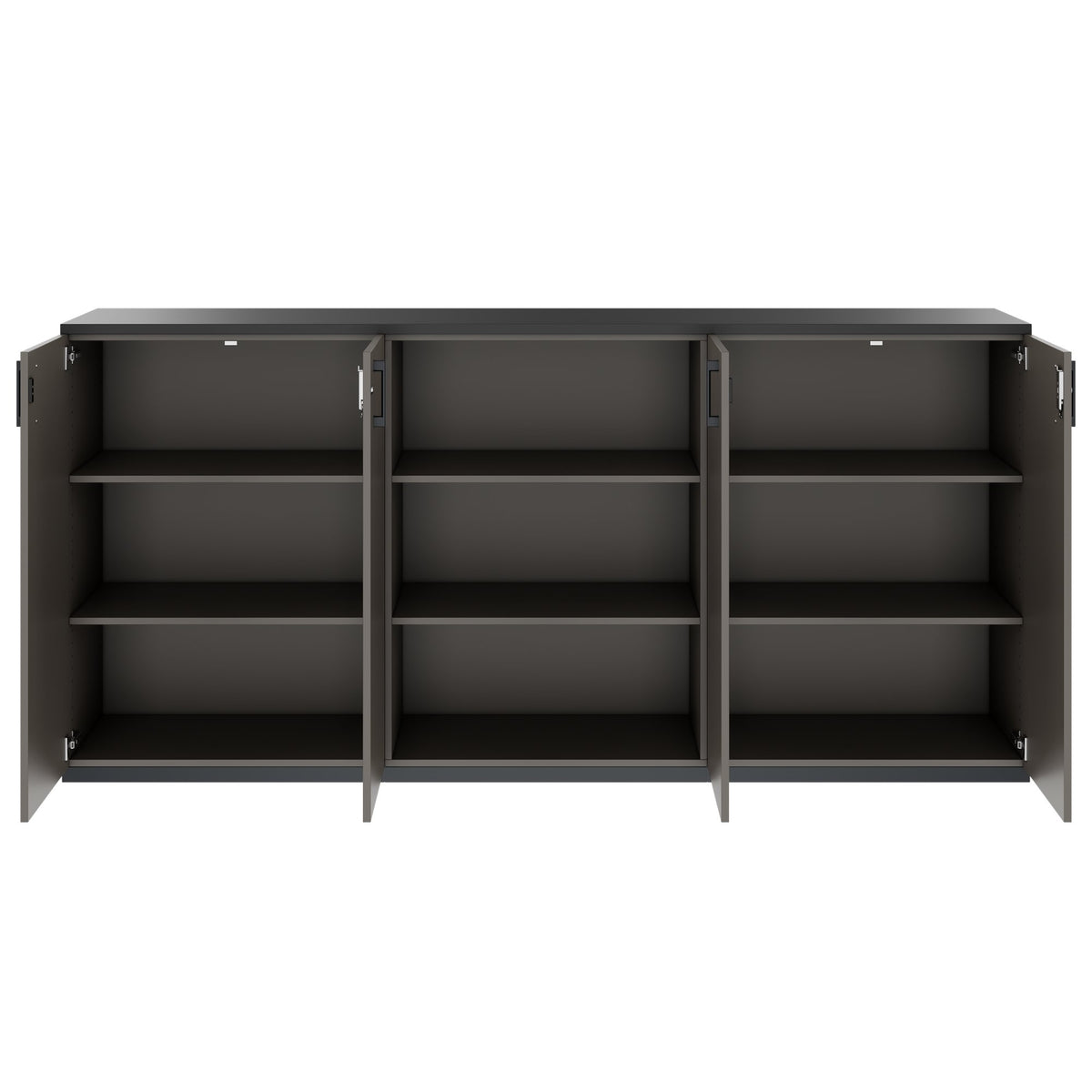 CHOICE Set di armadi | 3OH, 2400 x 1140 mm, grigio cubanite  - 4 Lightbox Main Image
