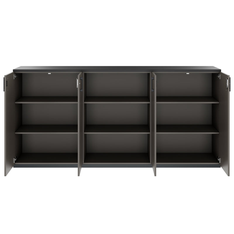 CHOICE Set di armadi | 3OH, 2400 x 1140 mm, grigio cubanite  - 4 Main Image
