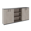 CHOICE Set di armadi | 3OH, 2400 x 1140 mm, rovere nordico grigio  - 1 Thumbnail Image