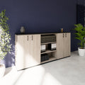 CHOICE Set di armadi | 3OH, 2400 x 1140 mm, rovere nordico grigio  - 2 Thumbnail Image