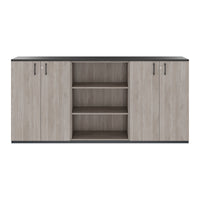 CHOICE Schrankset | 3OH, 2400 x 1140 mm, Nordeiche grau