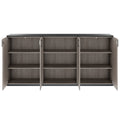CHOICE Set di armadi | 3OH, 2400 x 1140 mm, rovere nordico grigio  - 4 Thumbnail Image