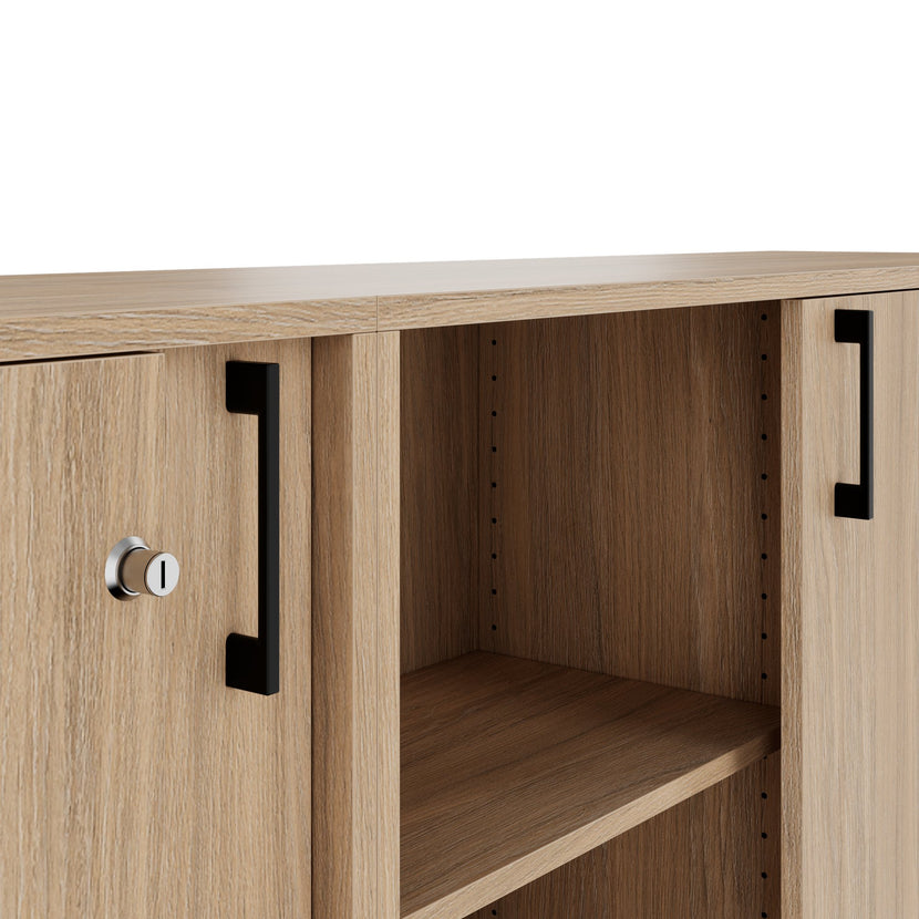 CHOICE Ensemble de placards | 3OH, 3200 x 1115 mm, chêne ambre