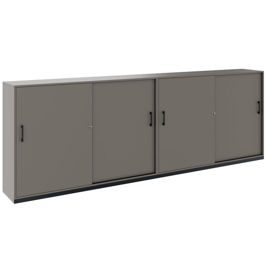 CHOICE Ensemble de placards | 3OH, 3200 x 1115 mm, gris cubanite