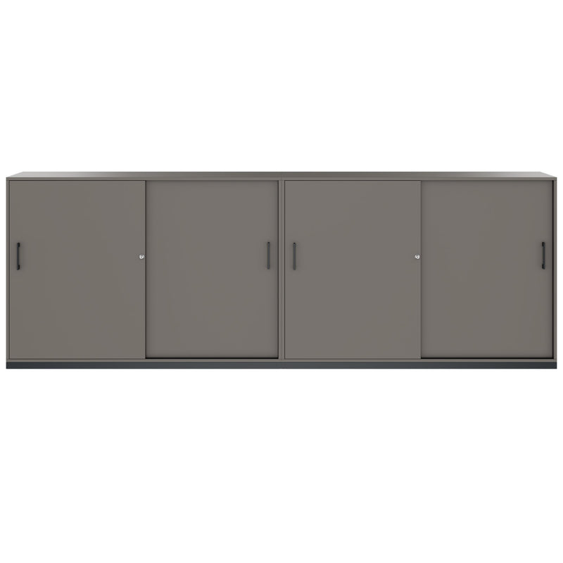 CHOICE Set di armadi | 3OH, 3200 x 1115 mm, grigio cubanite  - 3 Main Image