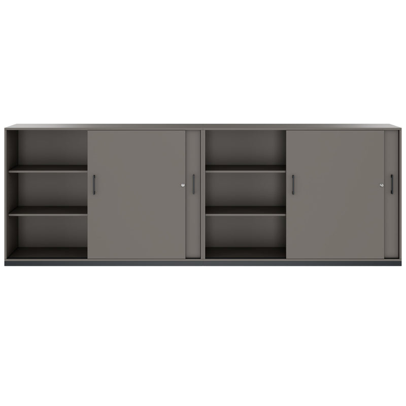 CHOICE Set di armadi | 3OH, 3200 x 1115 mm, grigio cubanite  - 4 Main Image