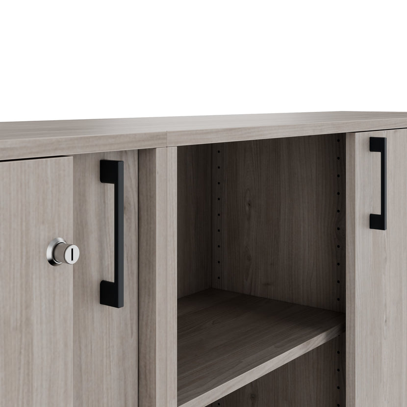 CHOICE Ensemble de placards | 3OH, 3200 x 1115 mm, North Oak Gray
