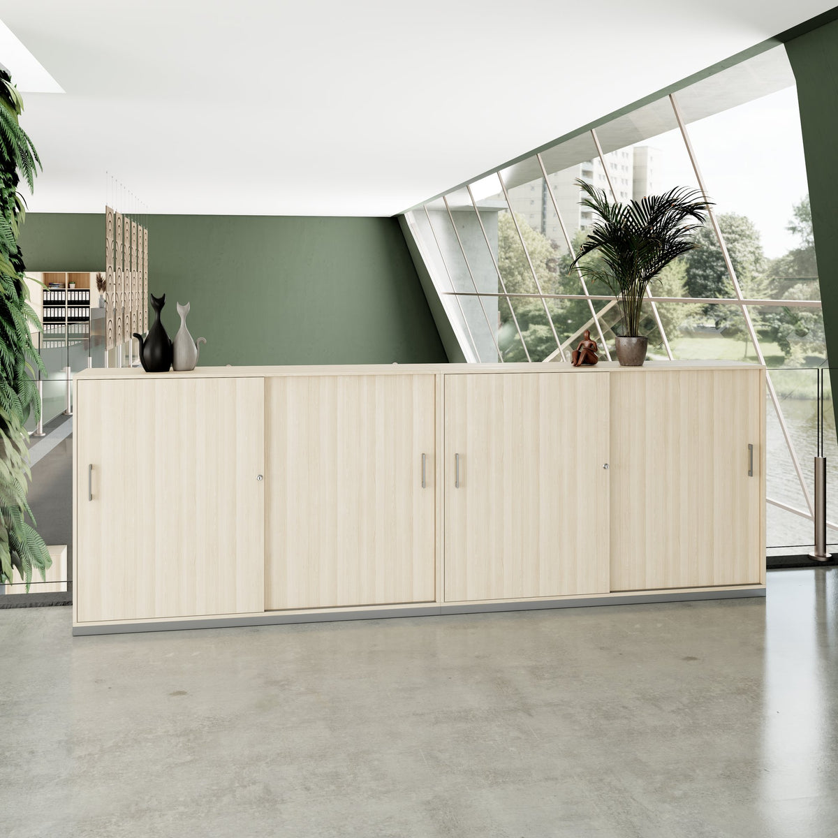 CHOICE Cupboard set | 3Oh, 3200 x 1115 mm, sand ash - 2 Lightbox Main Image