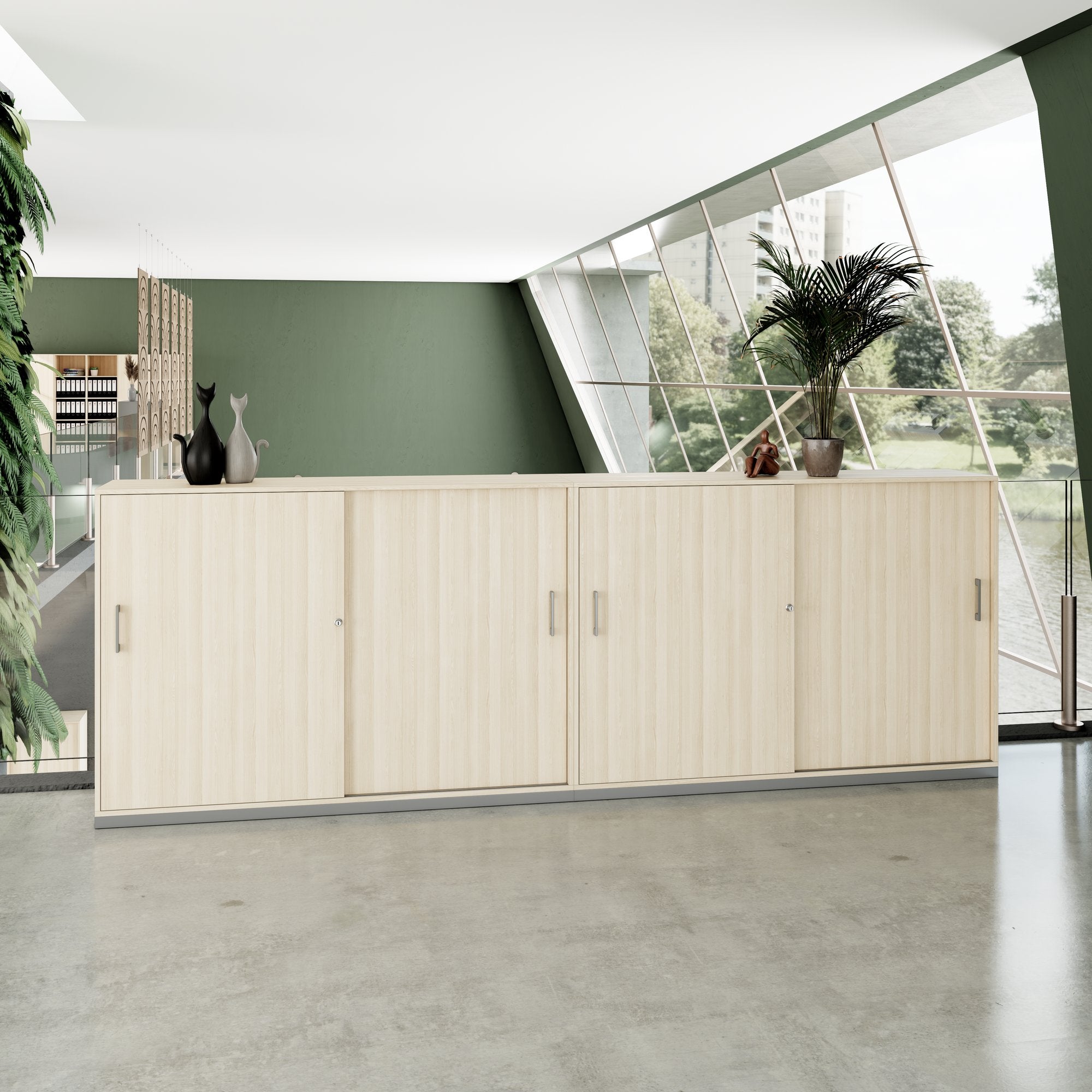 CHOICE Ensemble de placards | 3OH, 3200 x 1115 mm, cendres de sable