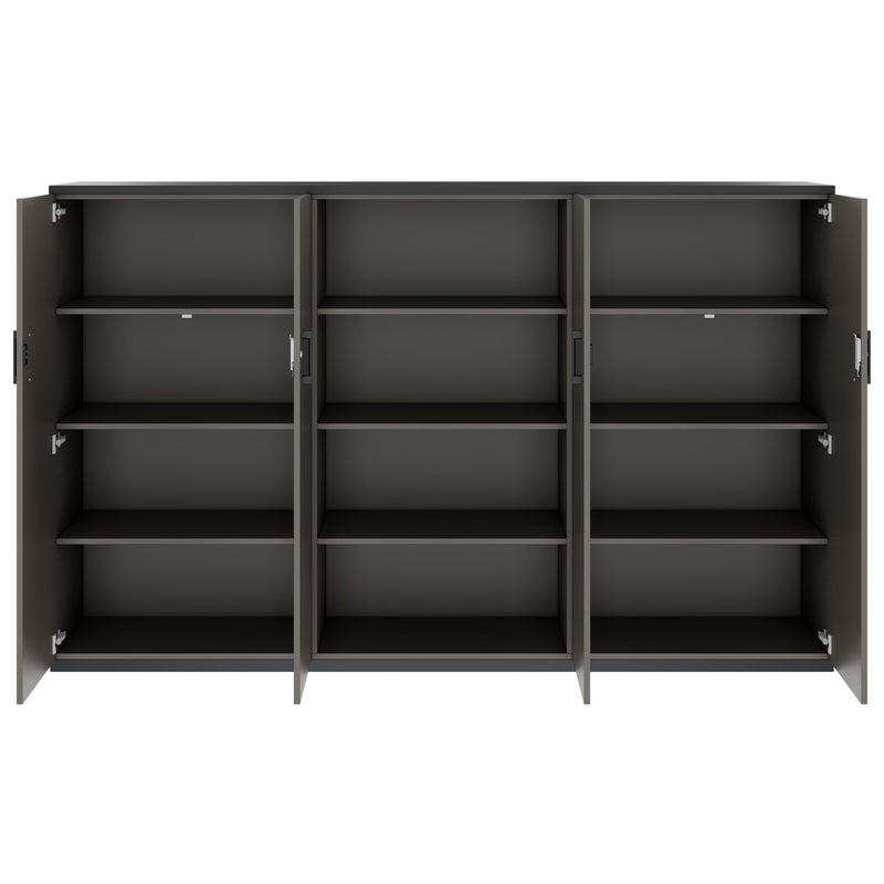 CHOICE Parete attrezzata | 4 OH, 2400 x 1490 mm, grigio cubanite  - 4 Main Image