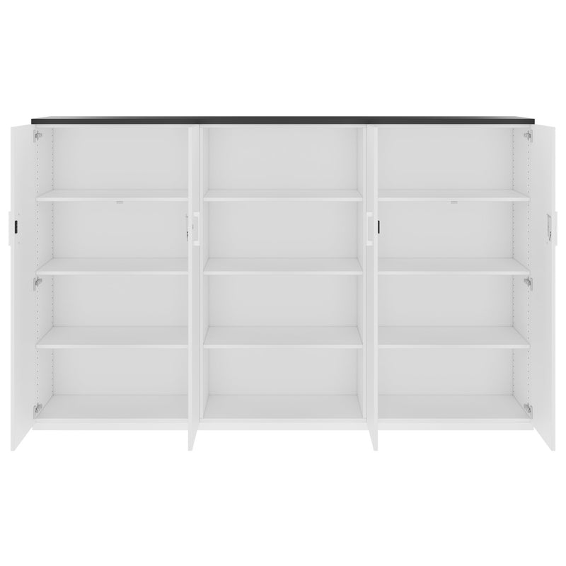 CHOICE Cabinet wall | 4OH, 2400 x 1490 mm, White  - 4 Main Image
