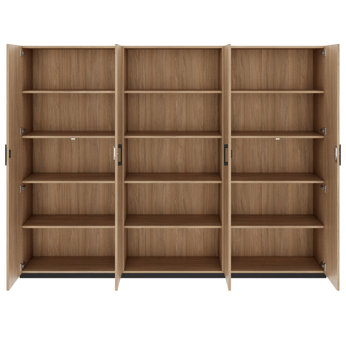 CHOICE Storage wall | 5 OH, 2400 x 1820 mm, Amber Oak  - 4 Lightbox Main Image