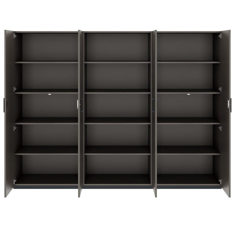 CHOICE Sistema di armadi | 5OH, 2400 x 1820 mm, grigio cubanite  - 4 Main Image