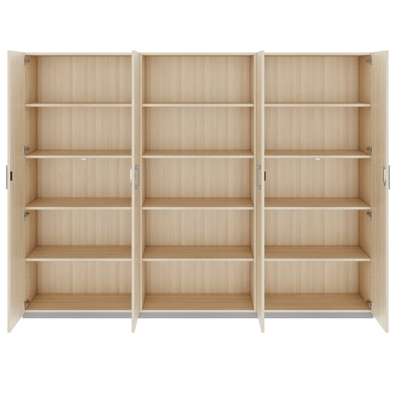 CHOICE Armoire murale | 5 OH, 2400 x 1820 mm, chêne sablé  - 4 Main Image