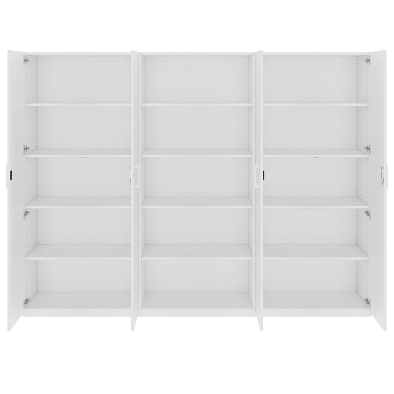 CHOICE Meuble mural | 5OH, 2400 x 1820 mm, blanc  - 4 Main Image