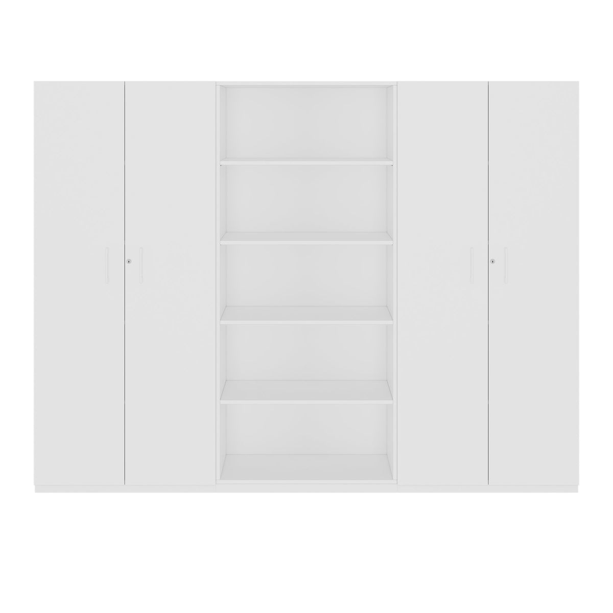 CHOICE Meuble mural | 5OH, 2400 x 1820 mm, blanc  - 3 Lightbox Main Image